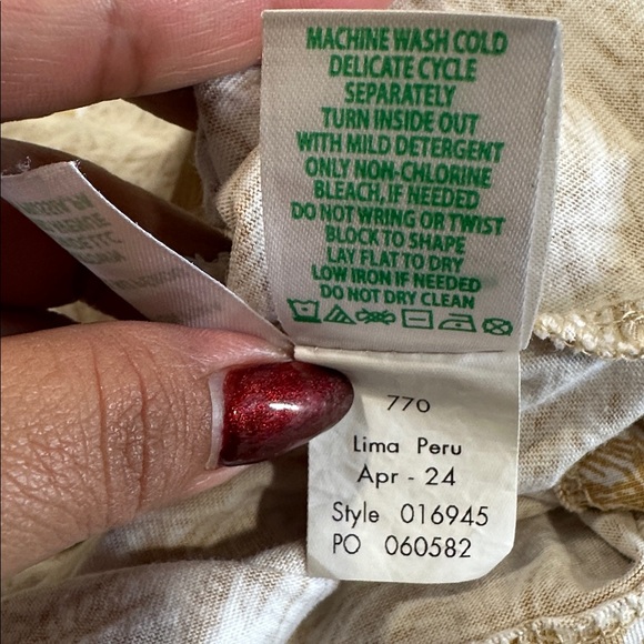 Lilly Pulitzer Beige and White Palm Print Midi Dress cruise resort summer size S - Picture 5 of 5